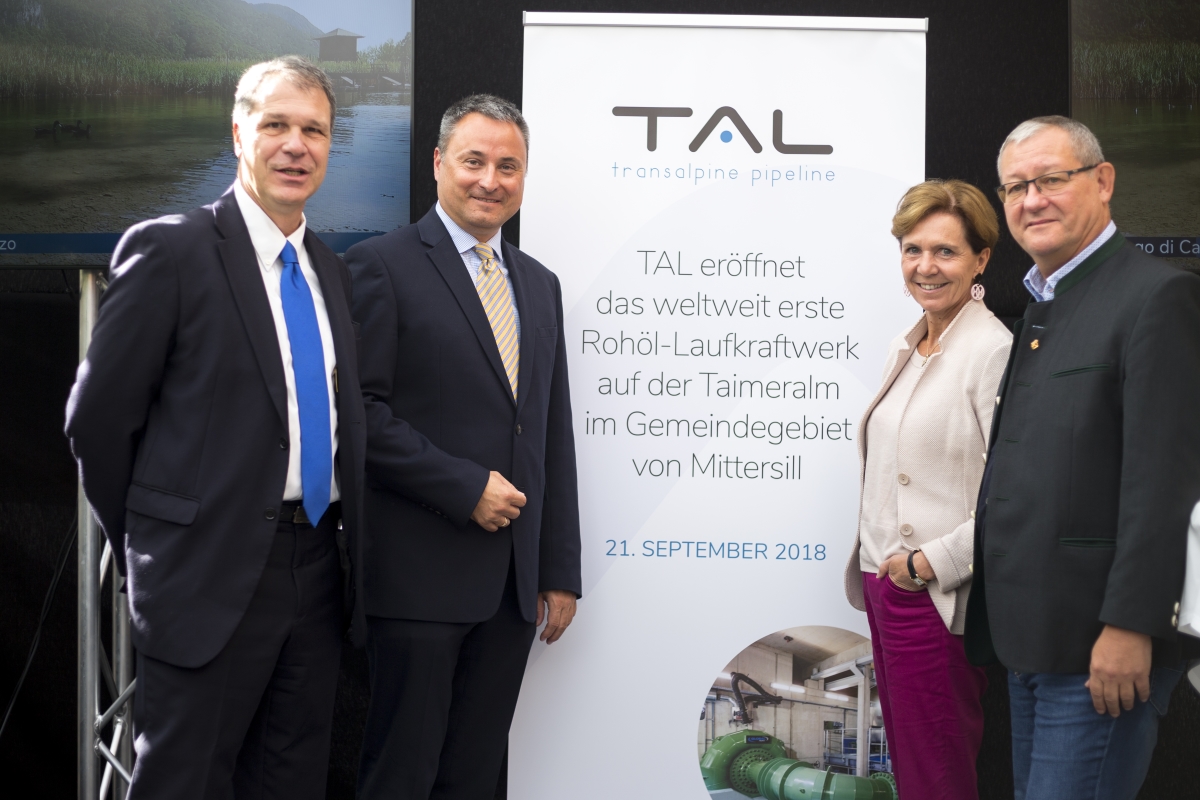 Die TAL-Gruppe eröffnet das erste Rohöl-Laufkraftwerk der Welt